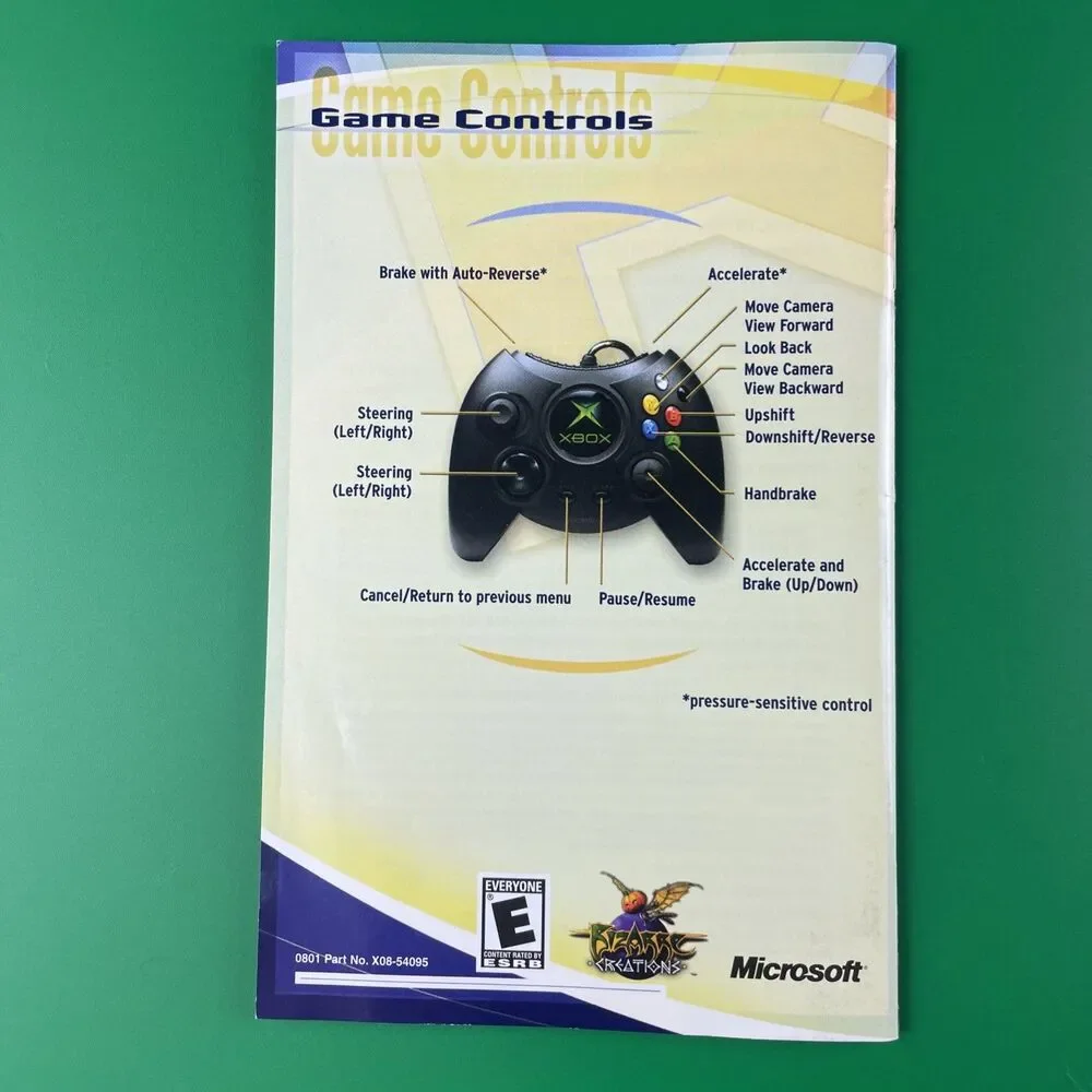 Project Gotham Racing 1 & 2 Video Game Lot (Microsoft Xbox) Complete CIB PGR